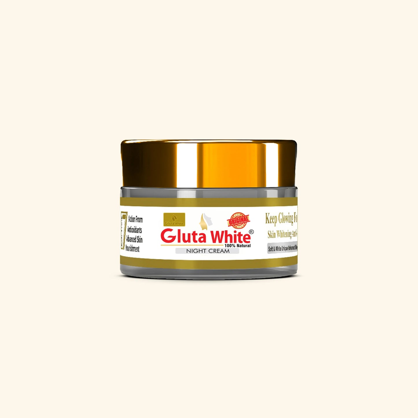 Gluta White Cream for Face Whitening & Brightening