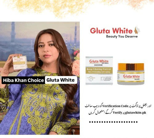 Gluta White Cream for Face Whitening & Brightening