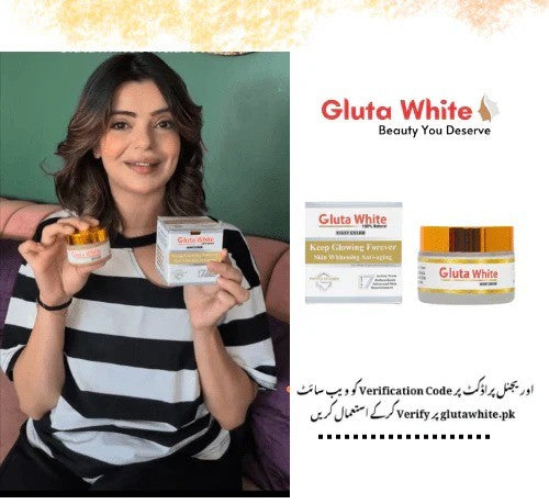 Gluta White Cream for Face Whitening & Brightening